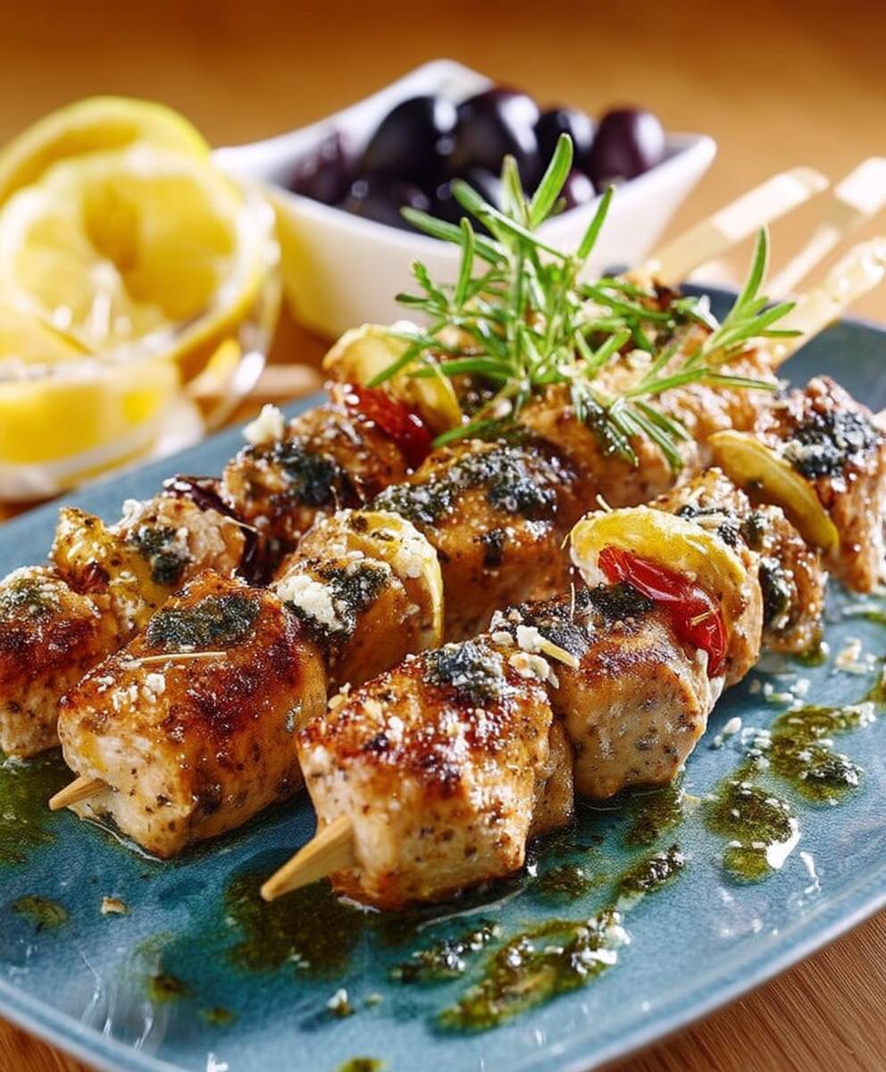 Brochettes de poulet faciles
