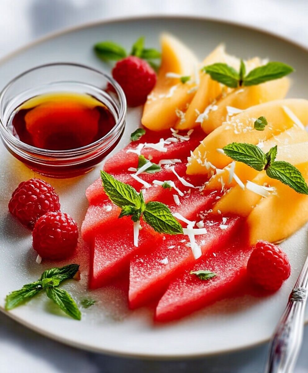 Carpaccio de melon