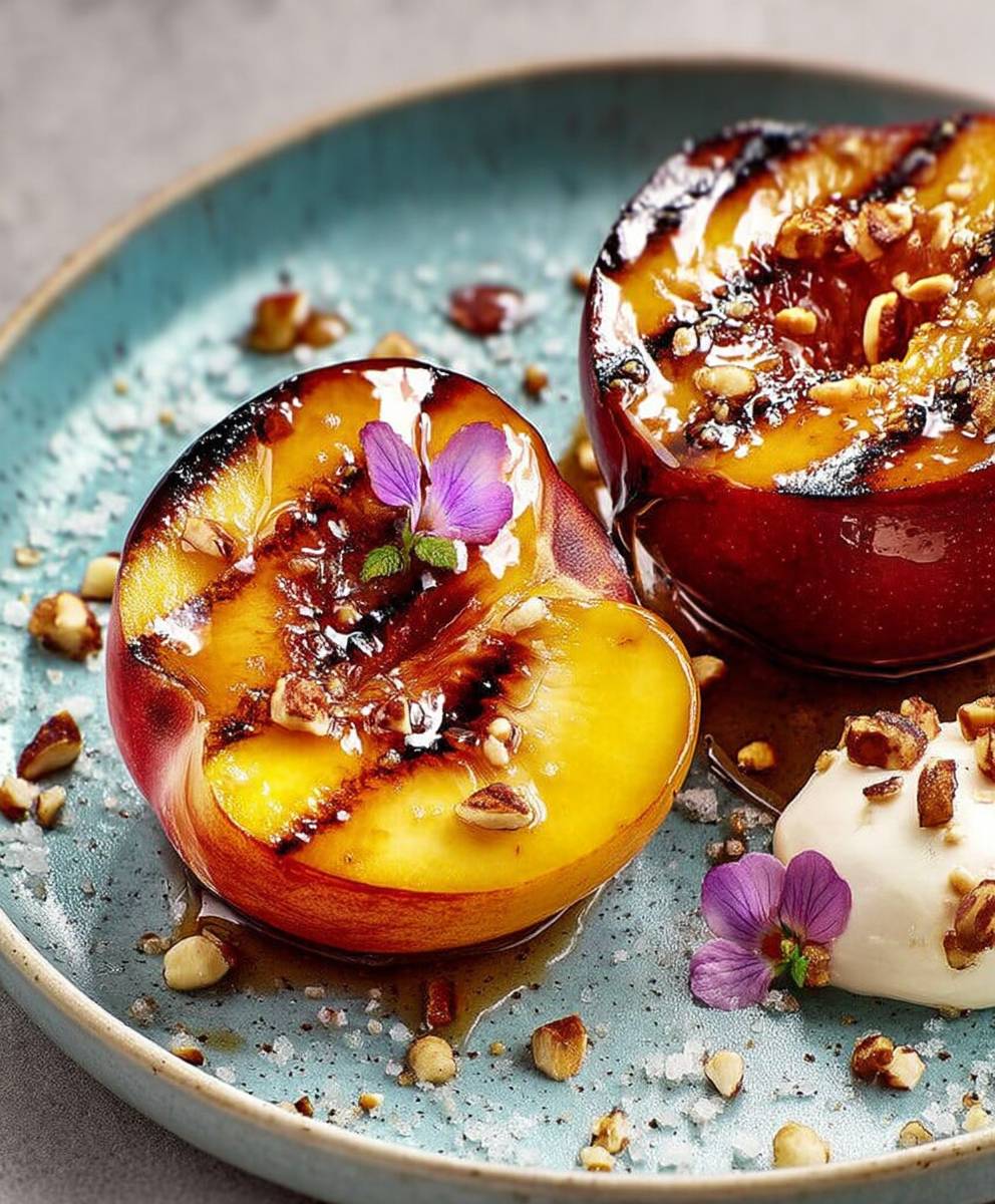 Nectarine miel noisettes
