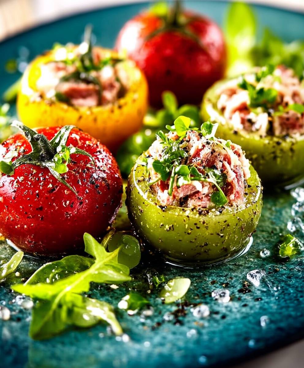 Tomates farcies terre mer