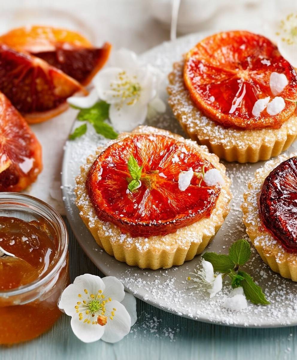 Tartelettes financières orange