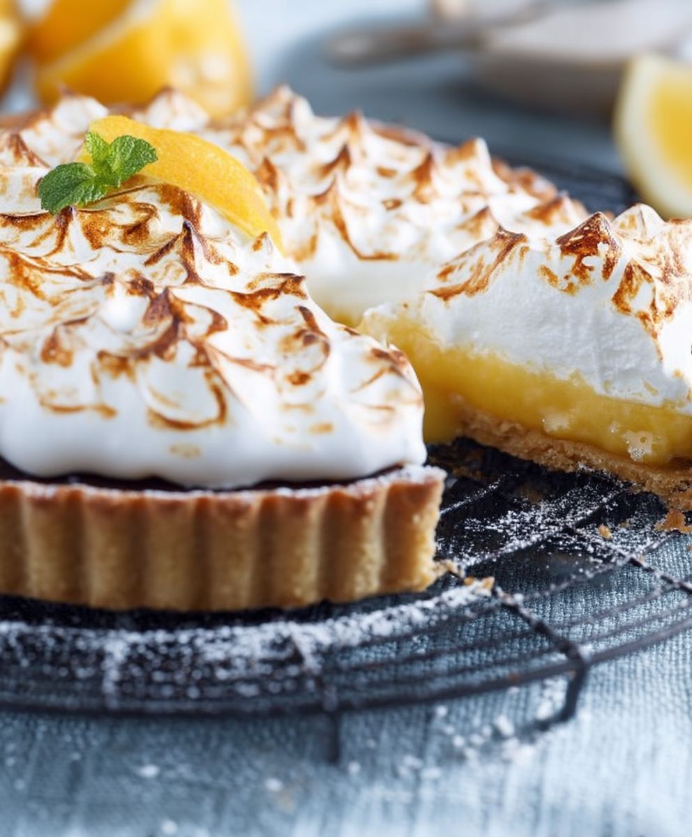 Tarte meringuée au citron
