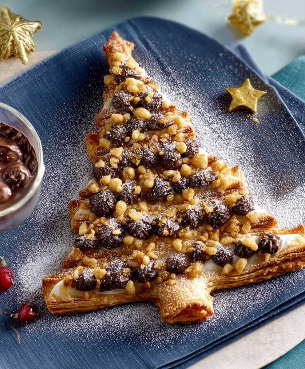 Sapin feuilleté chocolat
