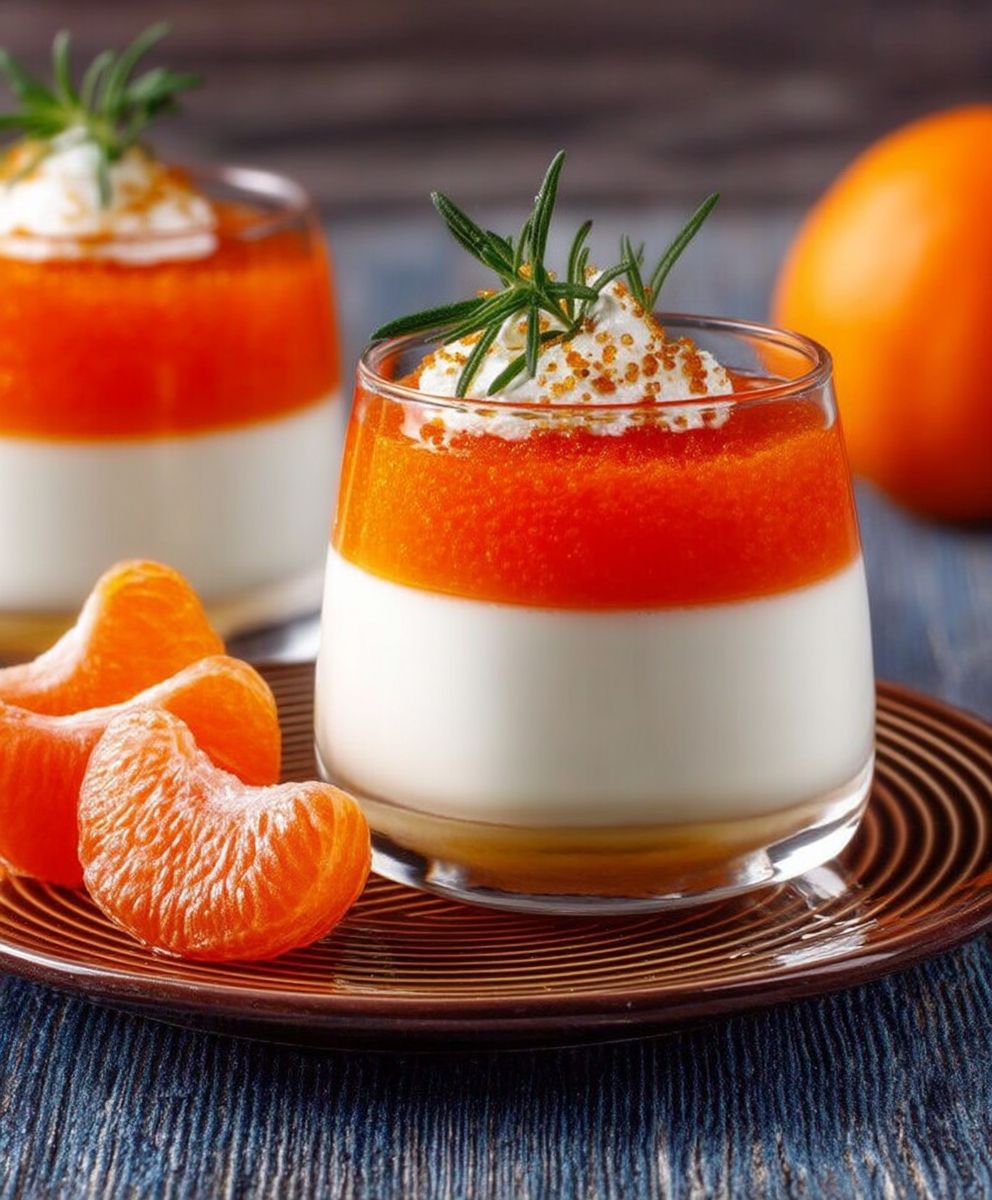 Panna cotta clémentines