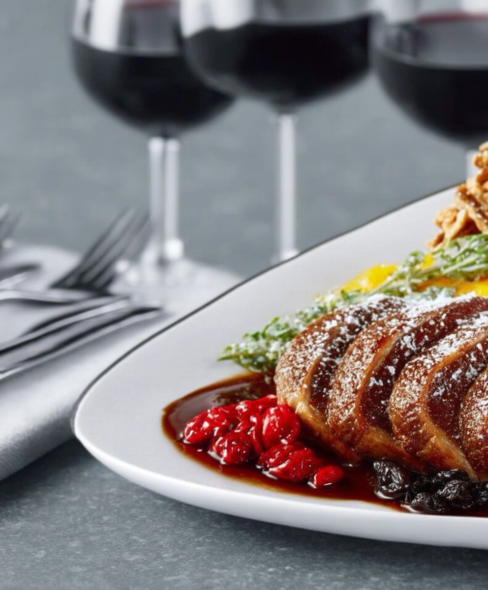 Magret de canard fruits secs