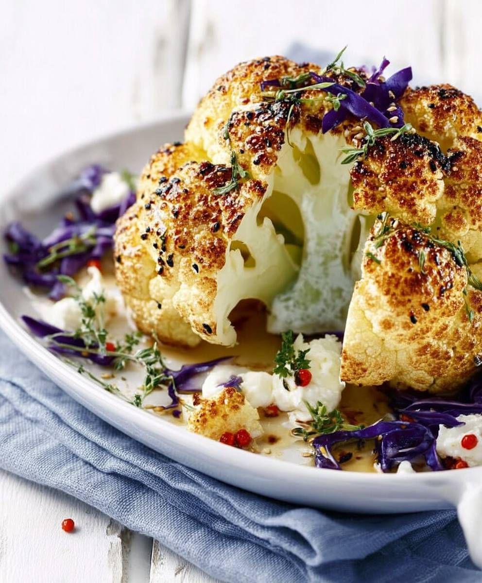 Chou fleur rôti parfait