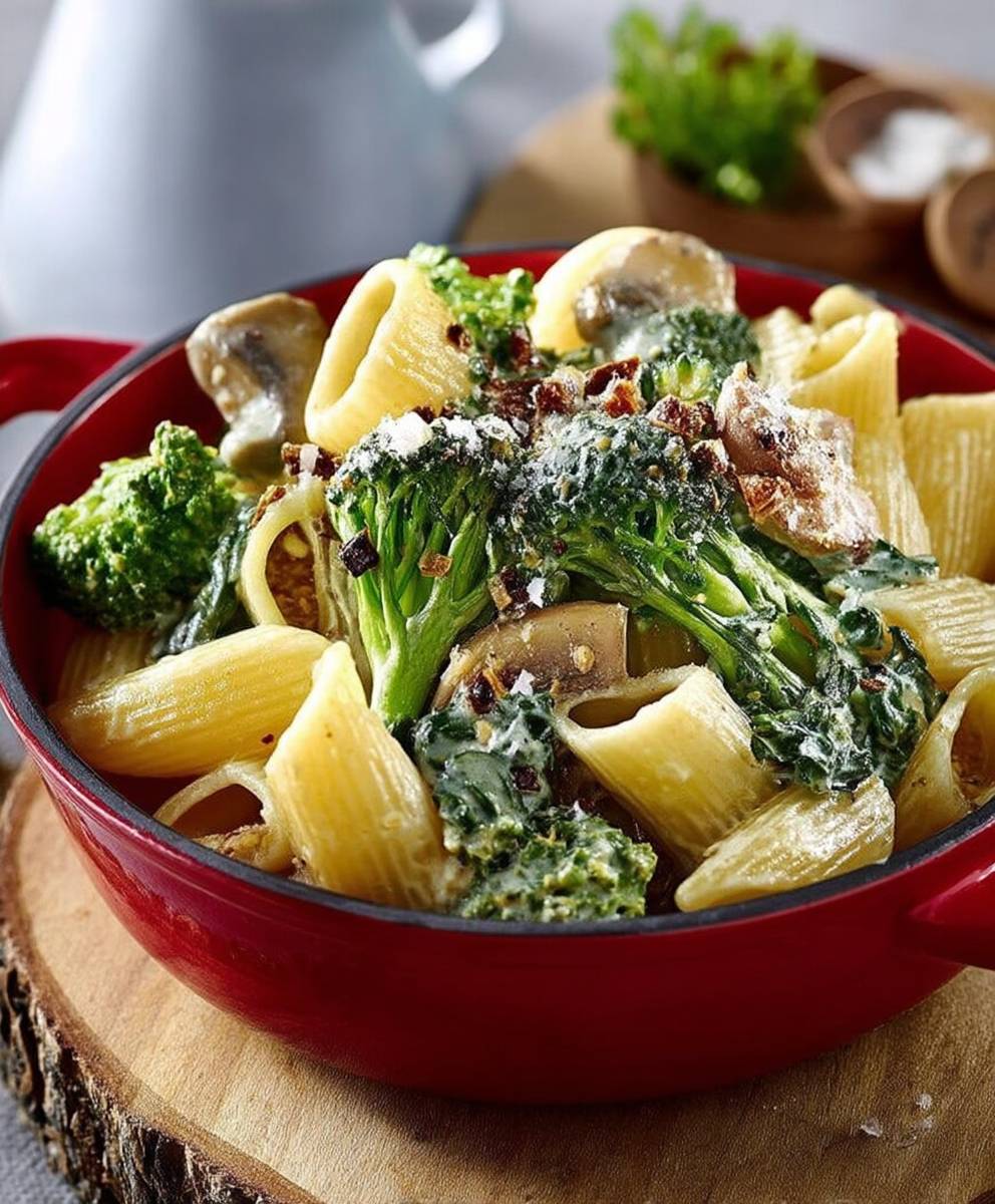 Pâtes forestières brocoli