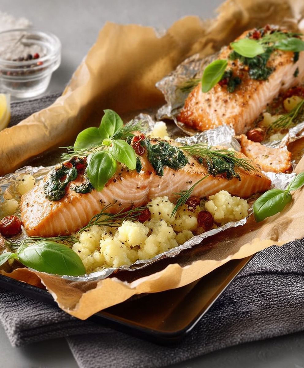 Saumon en papillote