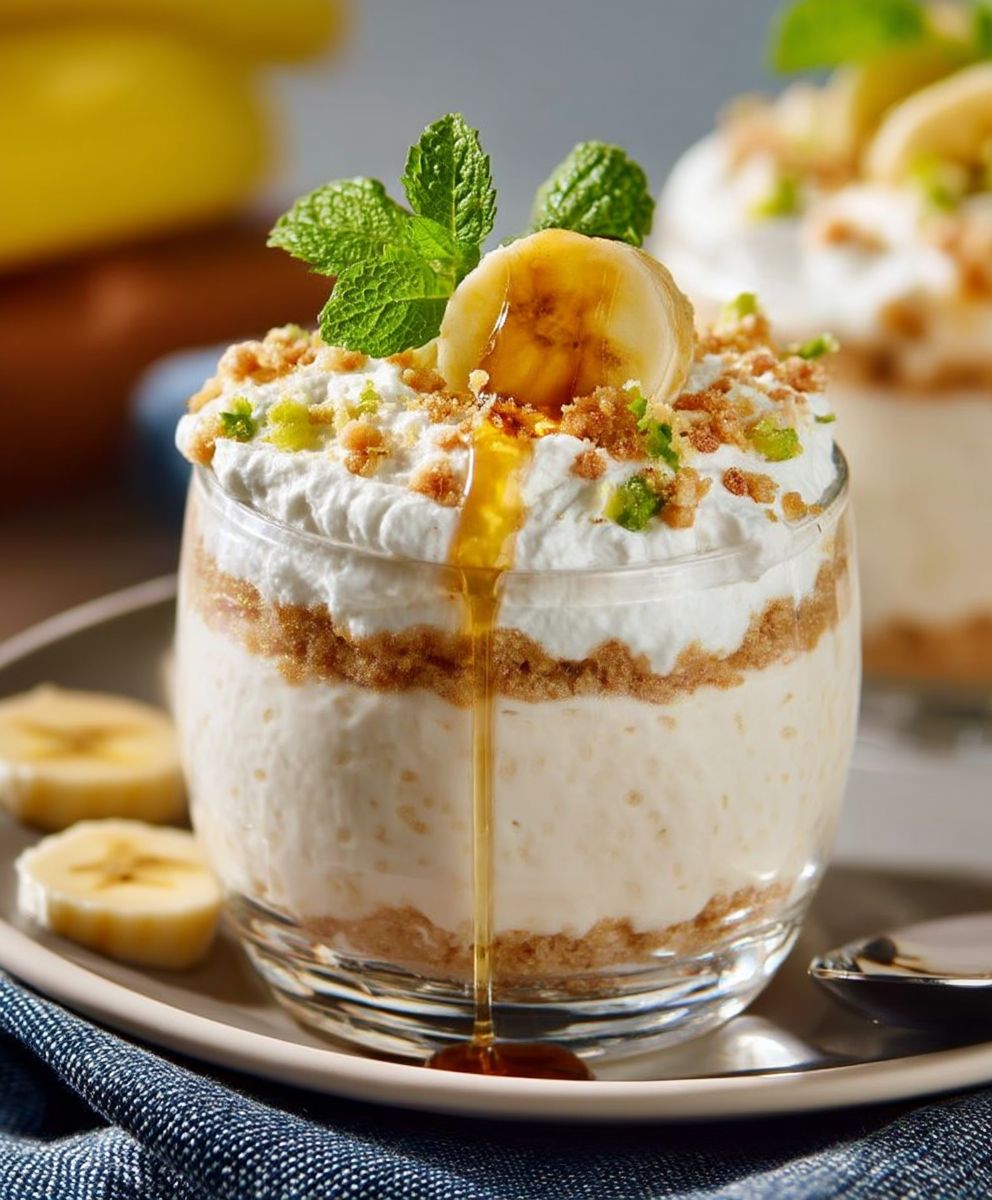 Mousse banane citron