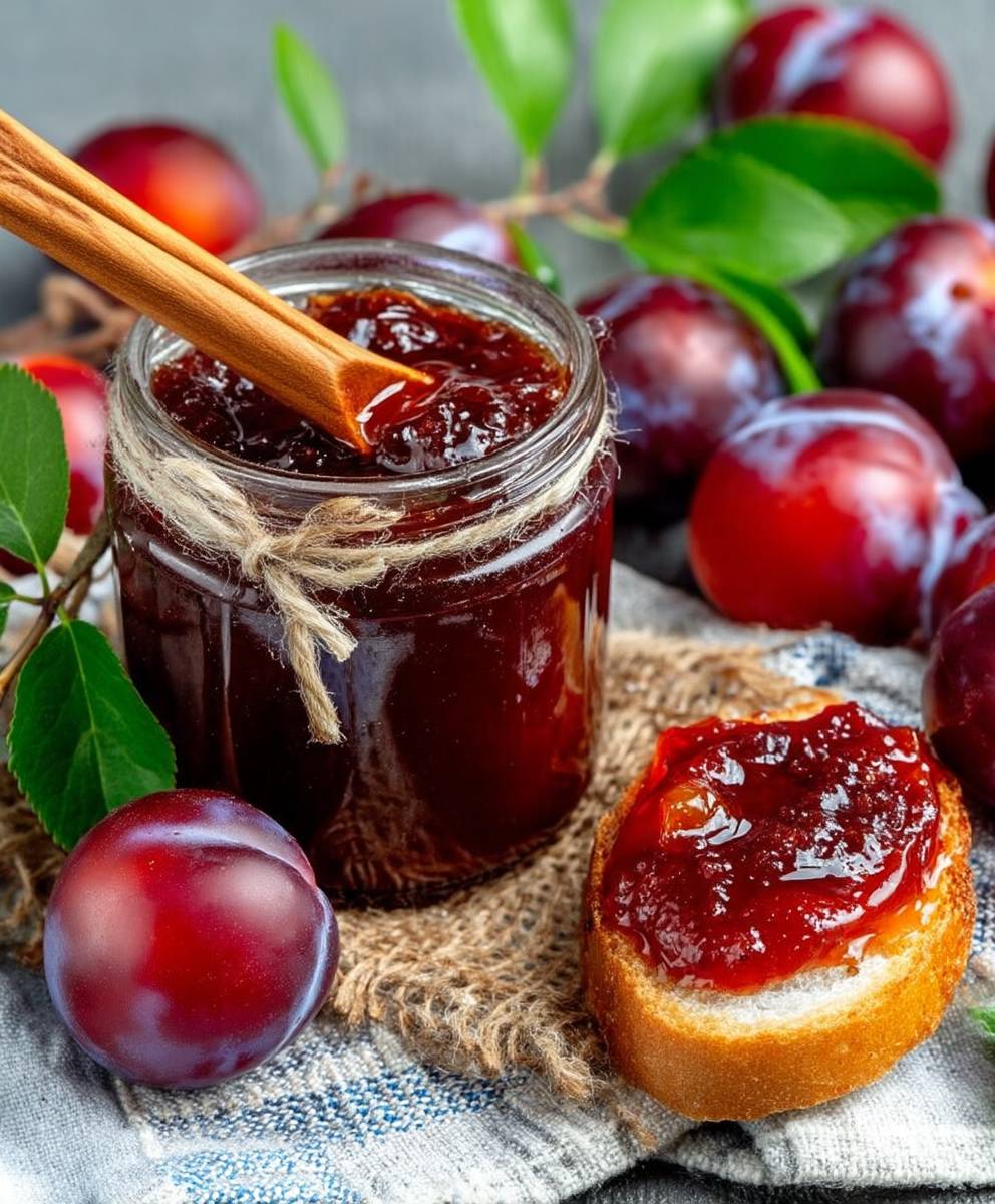 Confiture de prunes maison