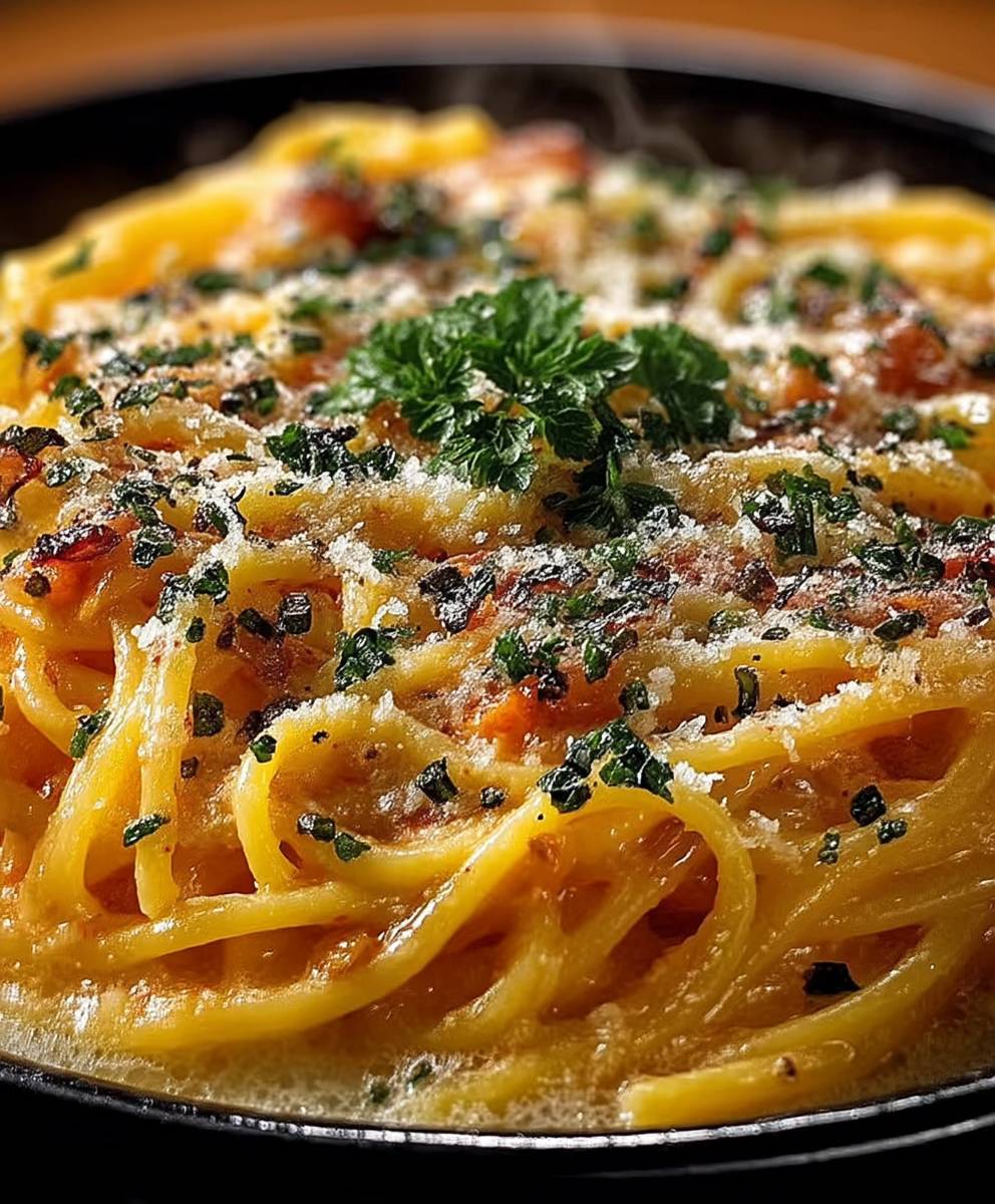 Spaghetti à lail