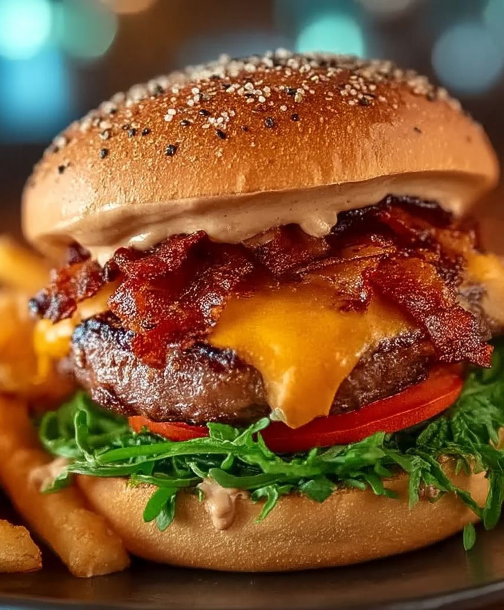 Burger boeuf bacon