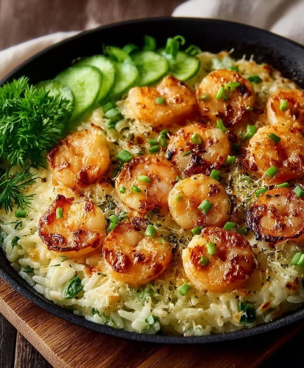 Poêlée de riz aux crevettes
