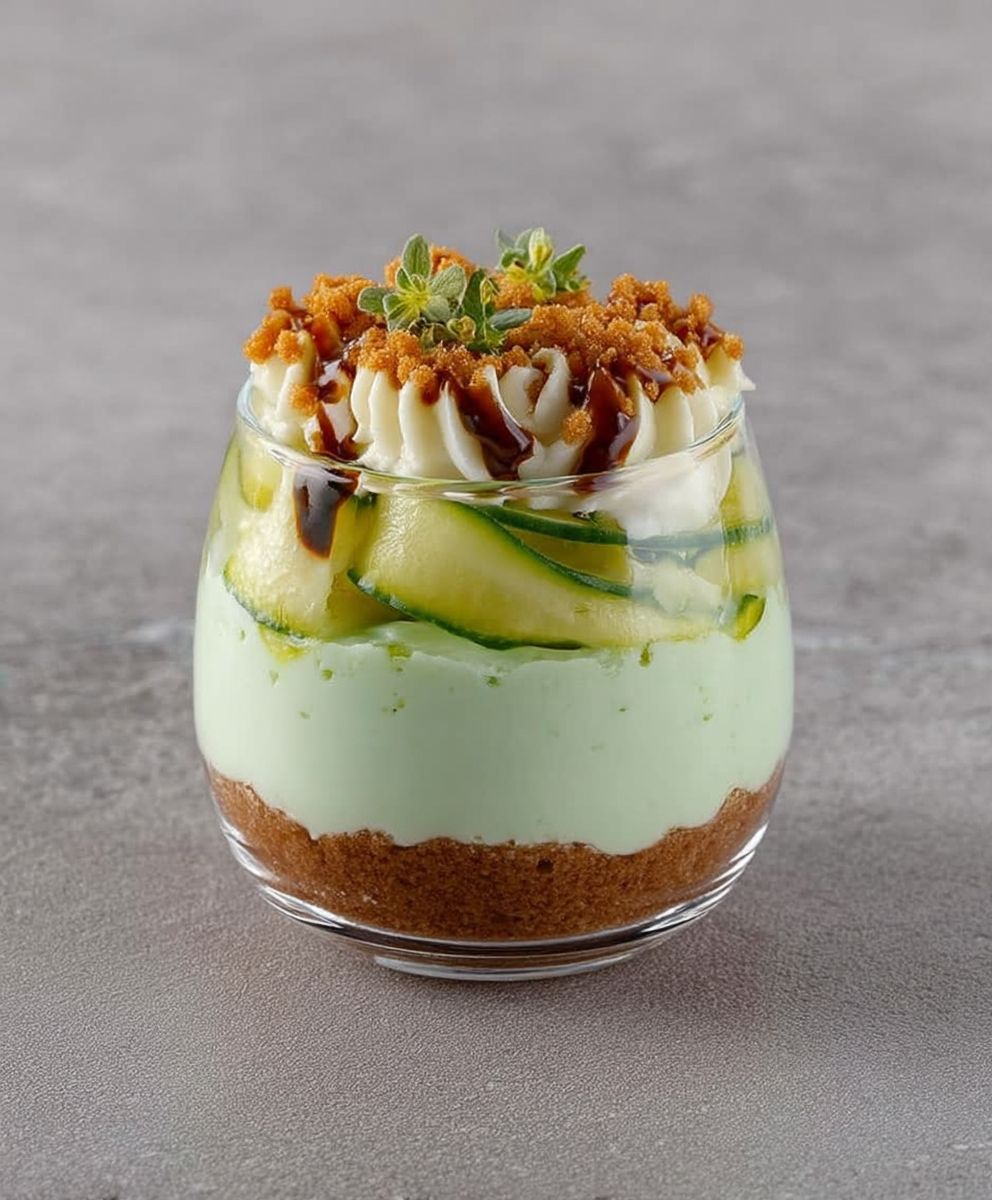 Cheesecake salé concombre