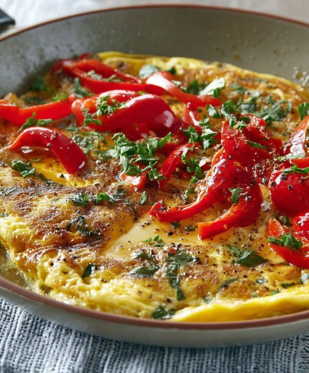 Omelette aux piments facile