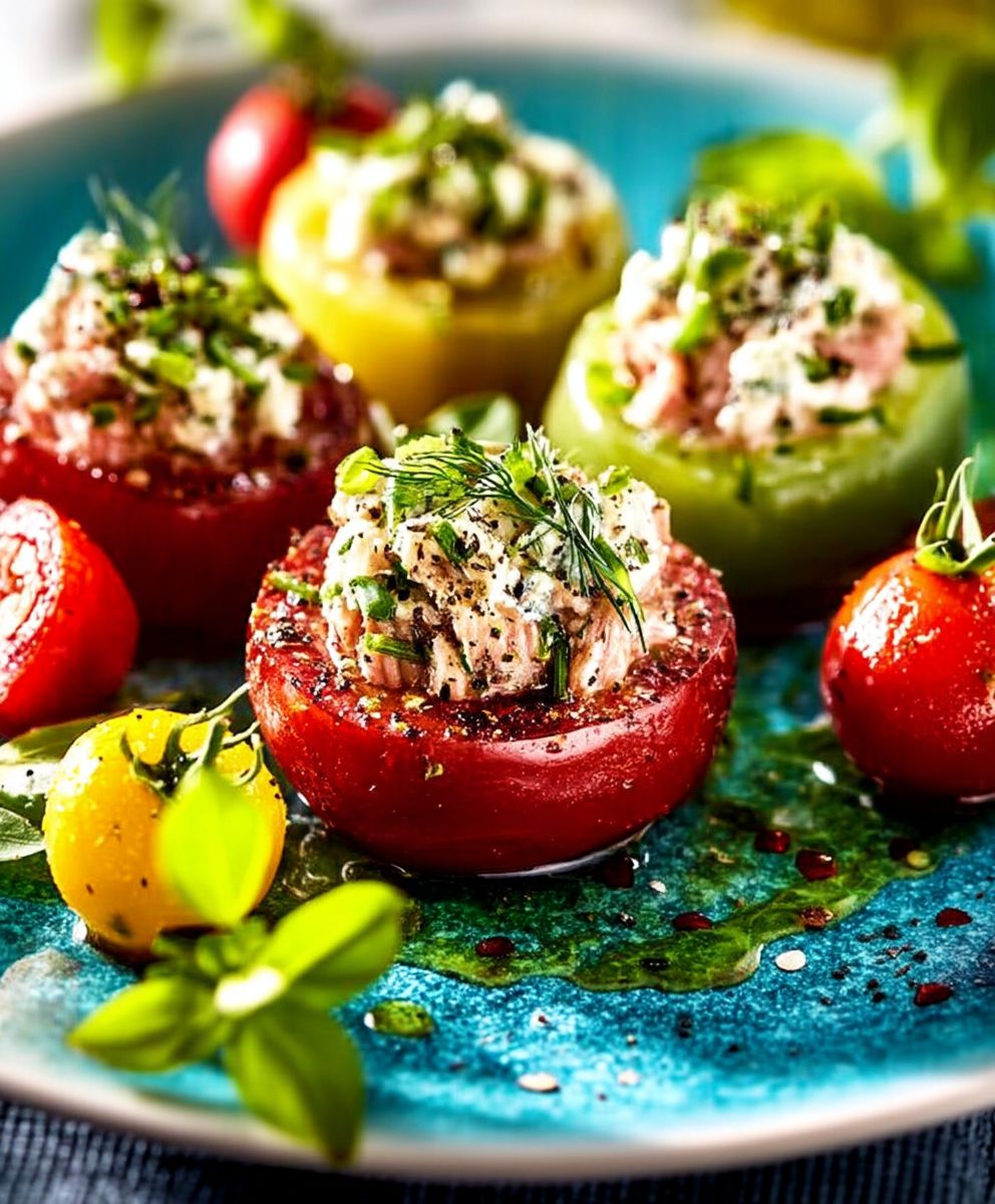 Tomates farcies terre mer