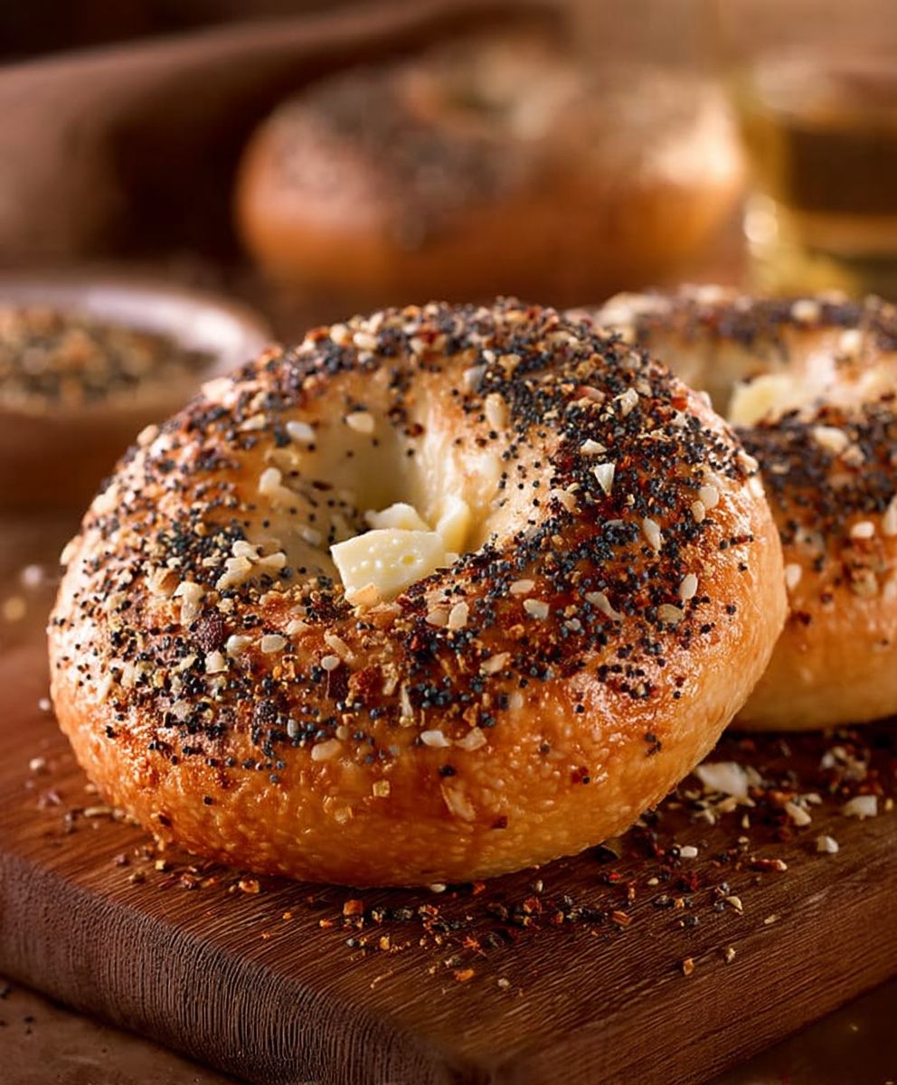 Pains bagels moelleux maison