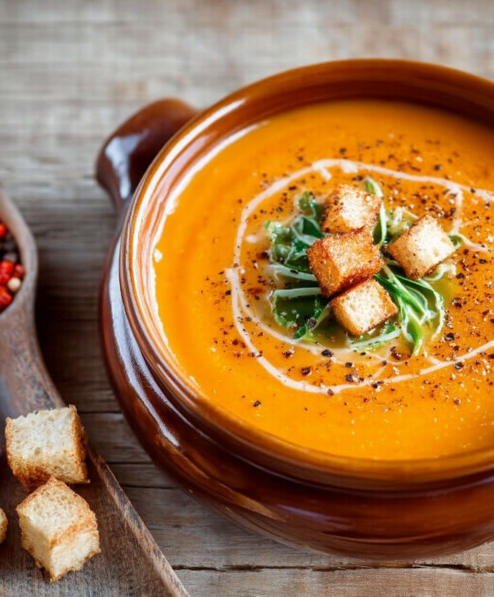 Soupe potiron carottes