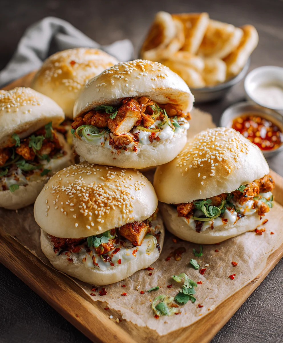 Buns Piquants au Poulet et Fromage : Cheesy Dynamite Chicken Buns