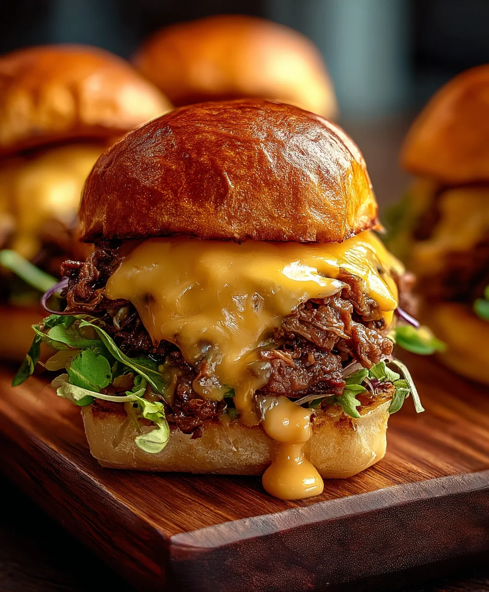 Mini Sliders Bœuf Cheddar : L'Apéro Gourmand Parfait !