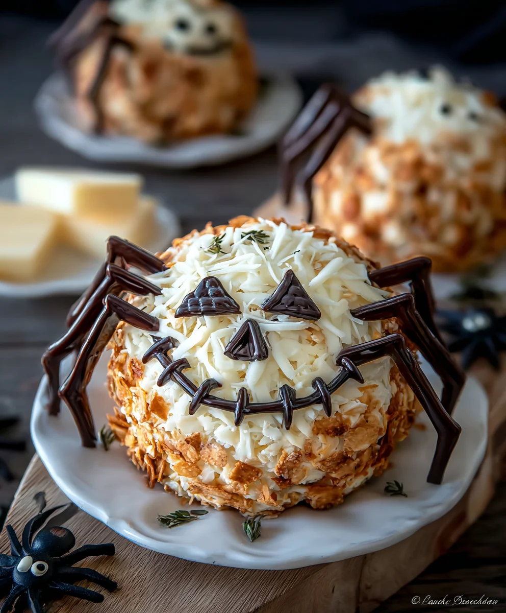 Boule de Fromage Squelette d'Halloween: L'Apéritif Effrayant!
