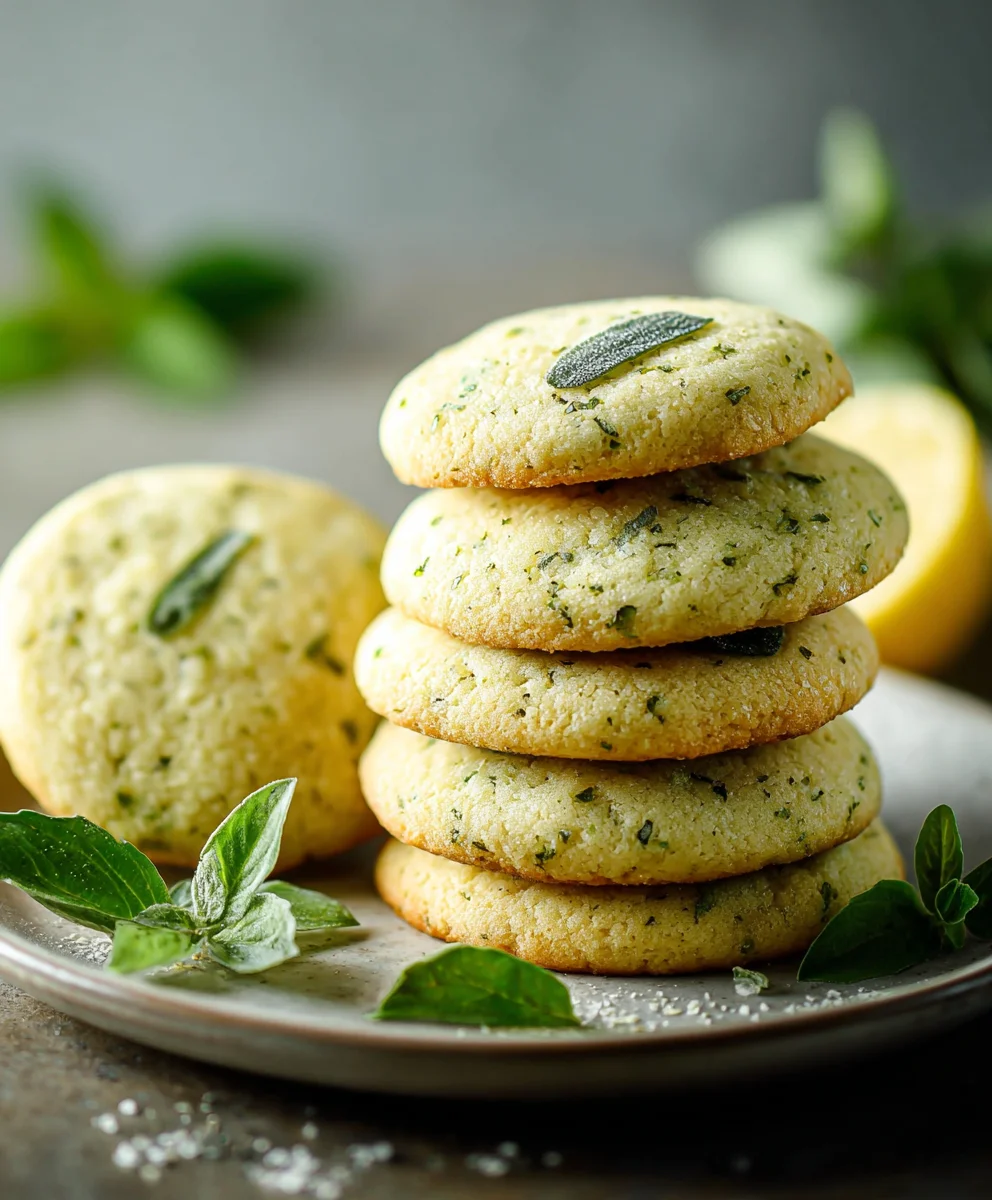 Biscuits Citron Basilic Frais : Une Douceur Irrésistible