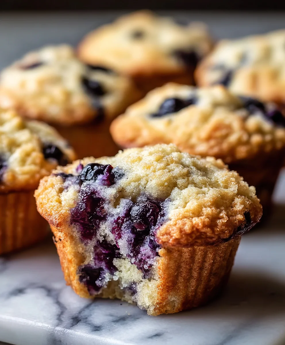 Muffins aux Myrtilles & Crème Sûre Faciles : Recette Gourmande