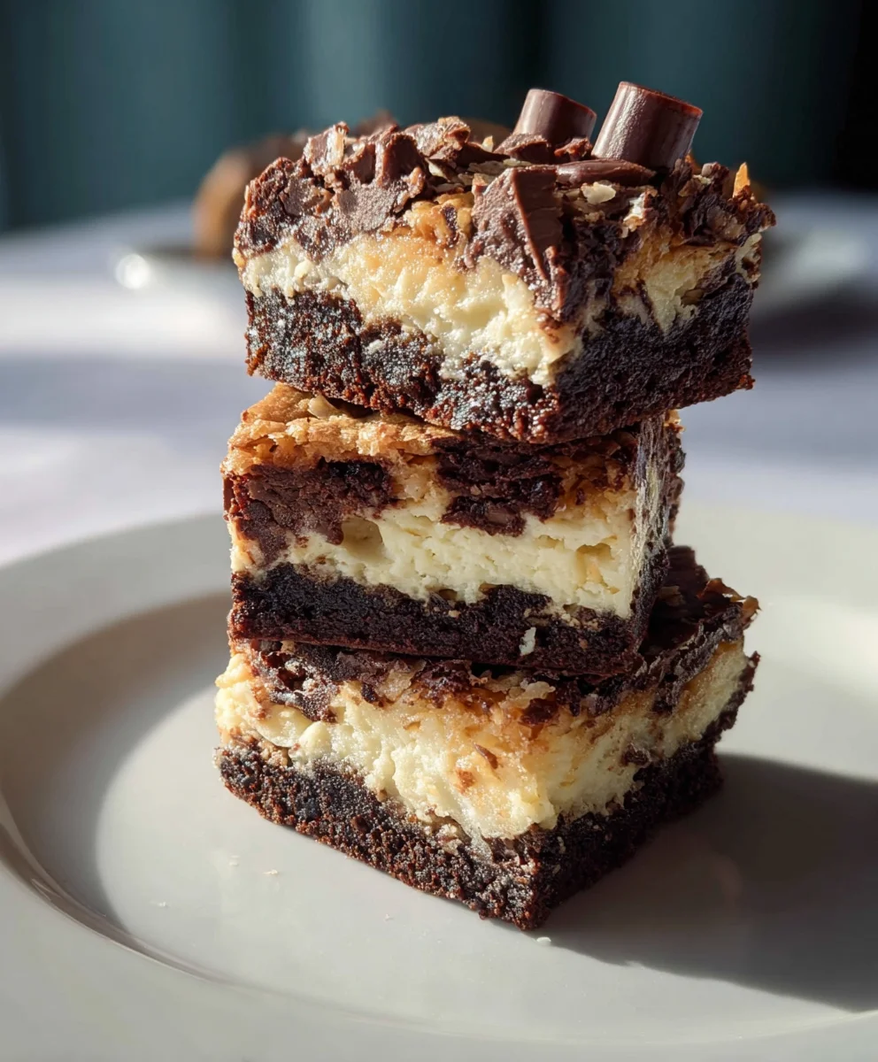 Brookies Choco-Coco : Fondant, Crémeux, Irrésistible !