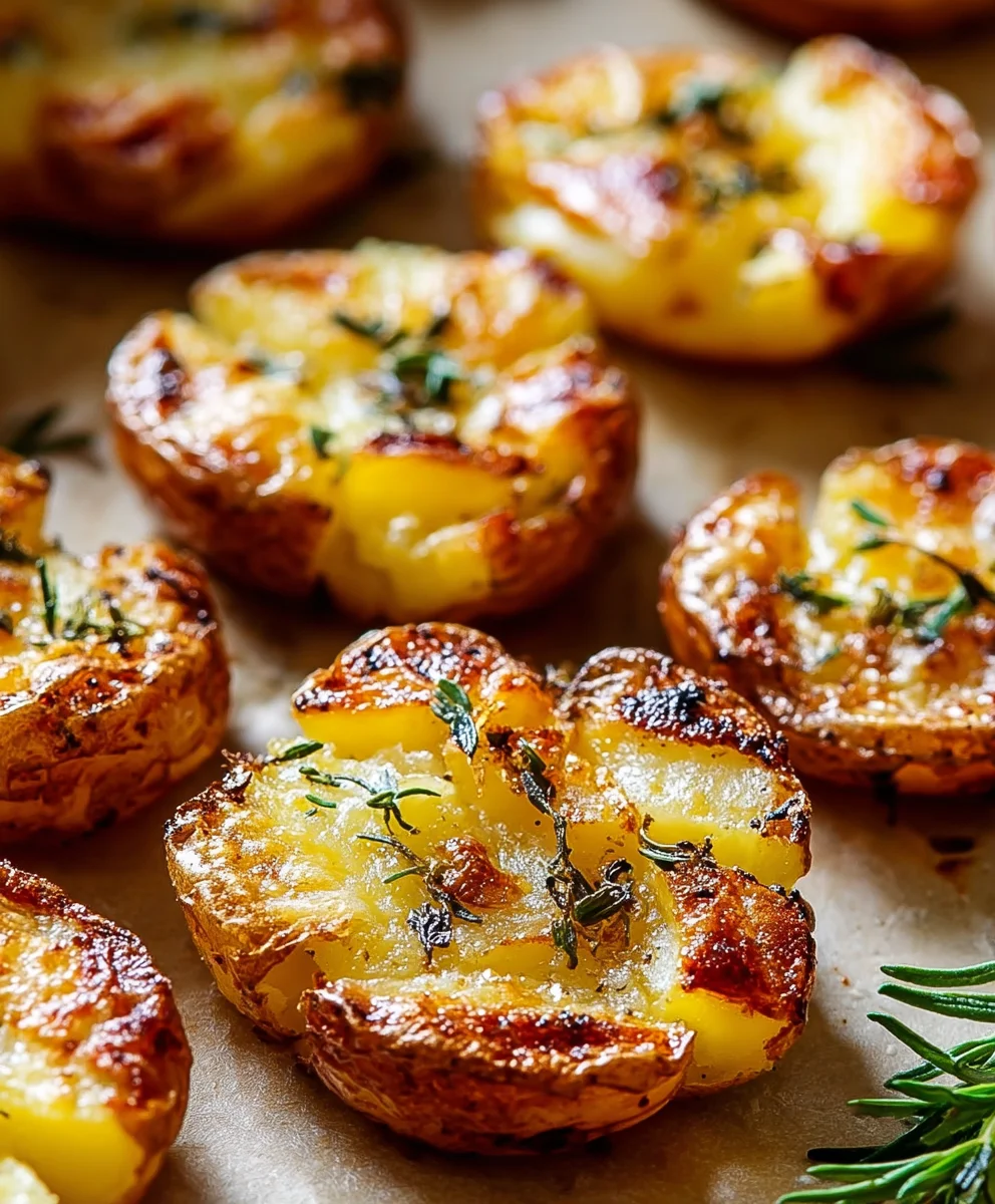 Pommes de terre écrasées croustillantes : La recette irrésistible