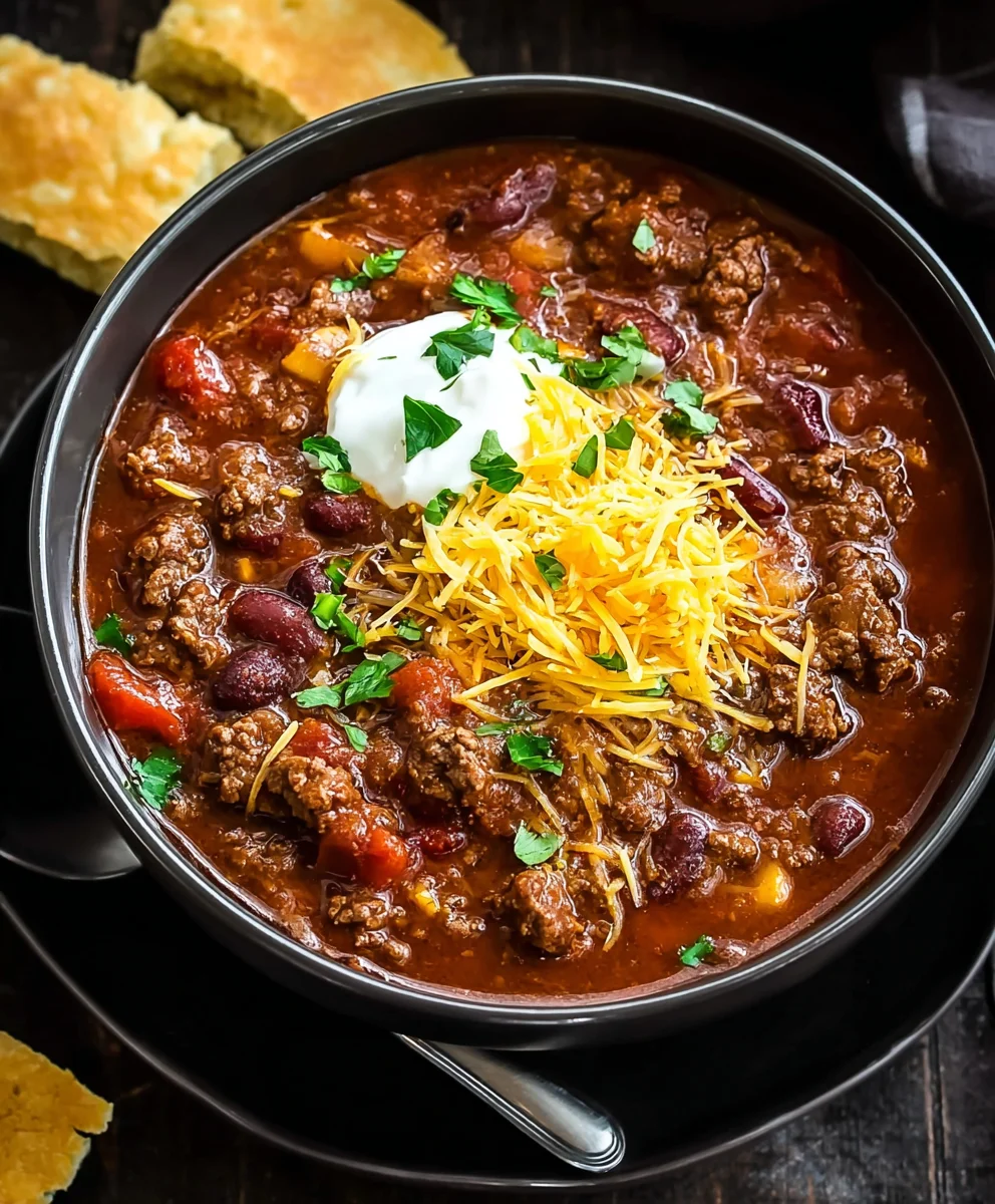 Chili Bœuf Irrésistible à la Mijoteuse