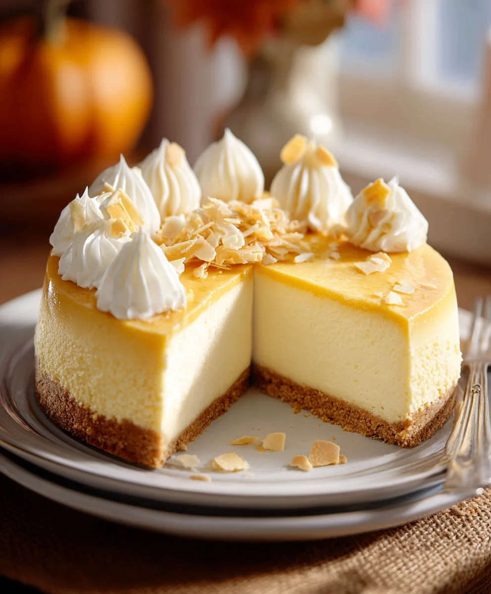 Cheesecake Citrouille Chocolat Blanc : Recette Facile