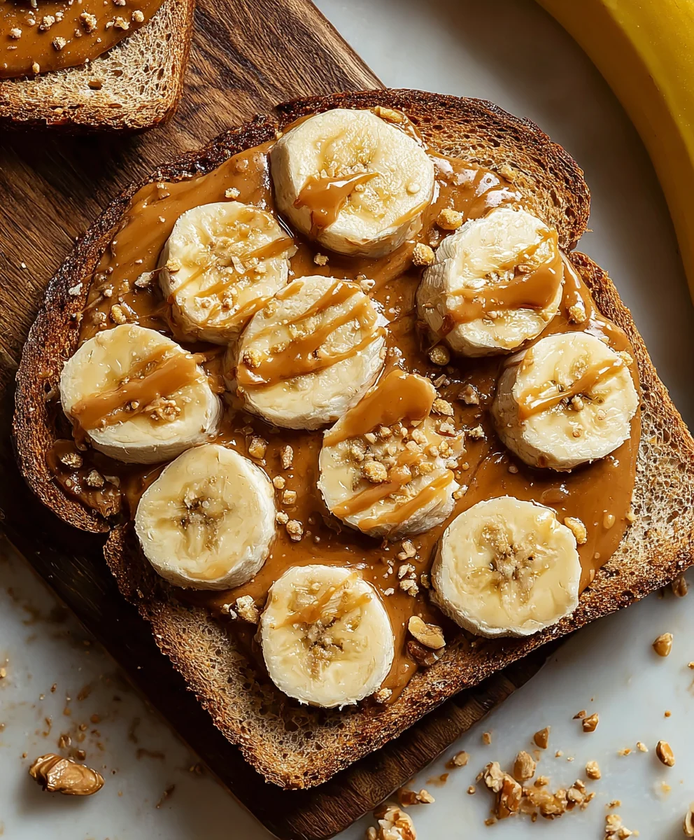 Toast Banane Cacahuète : Le Plein d'Énergie Savoureux