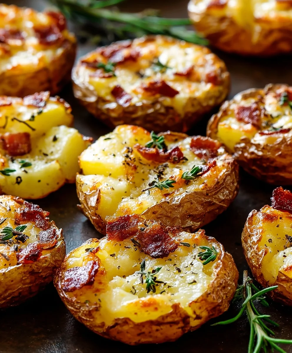 Pommes de terre écrasées croustillantes : La recette irrésistible