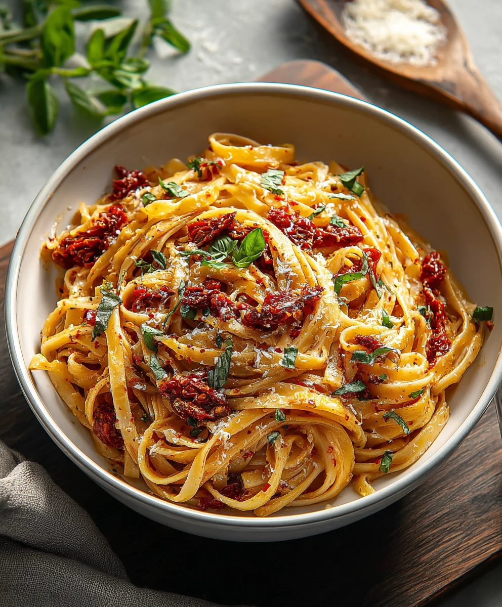 Recette One Pot : Pâtes Tomates Séchées Faciles & Savoureuses