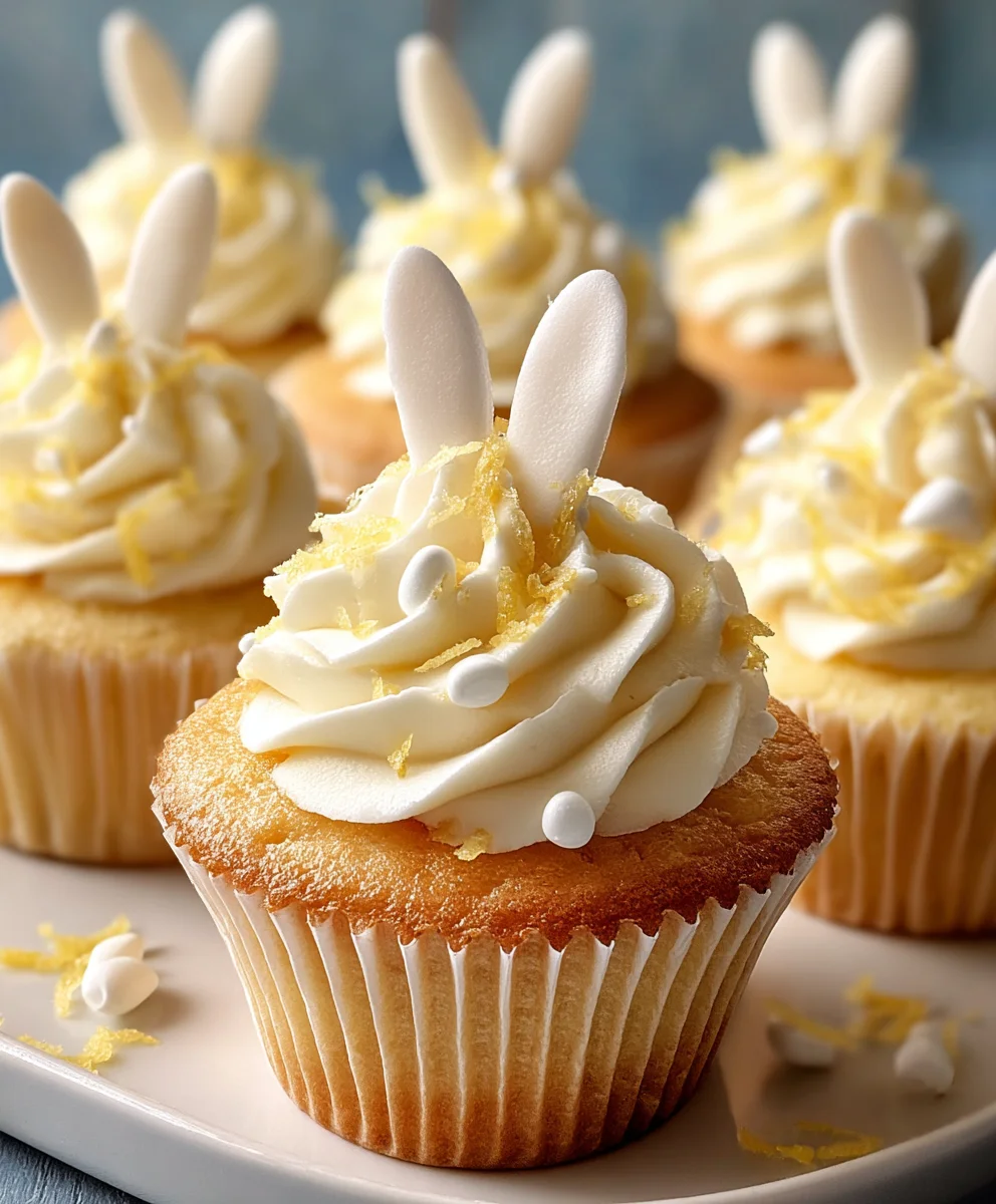 Cupcakes Lapin Citron Gourmands : Recette Facile & Délicieuse