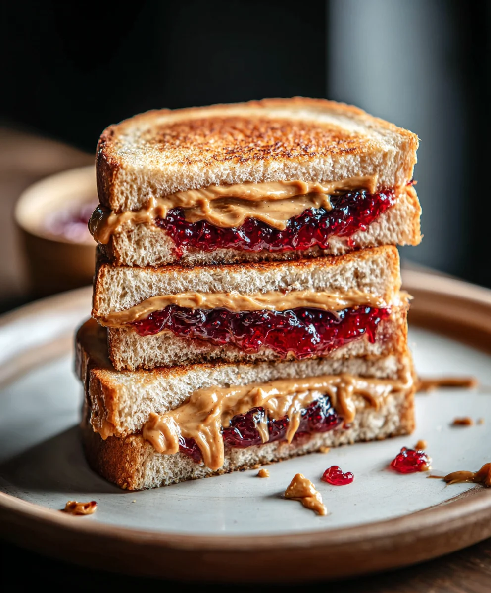 Sandwich Beurre Cacahuète & Confiture : Le Classique Facile