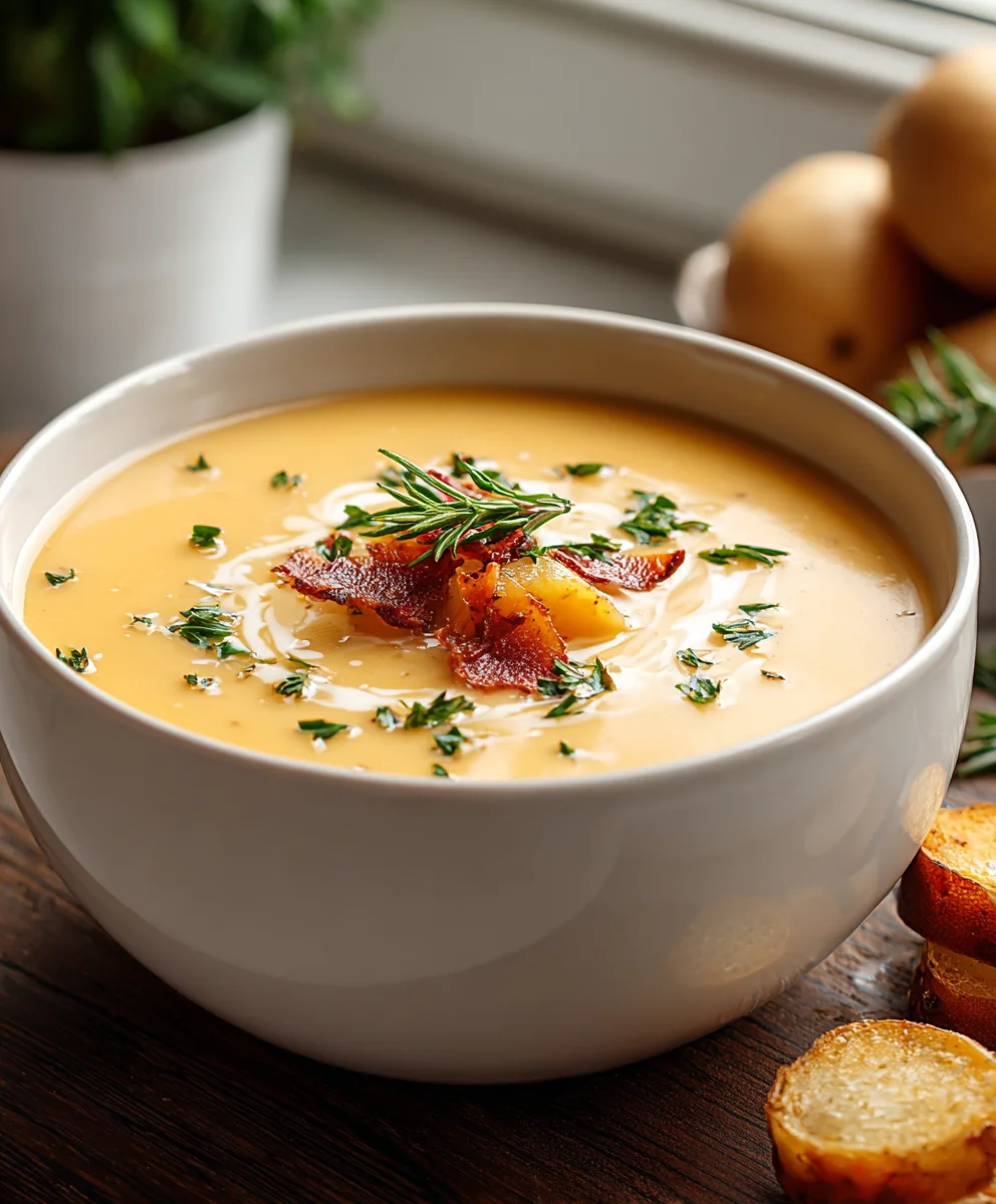 Soupe Crémeuse de Pommes de Terre : Réconfort & Simplicité