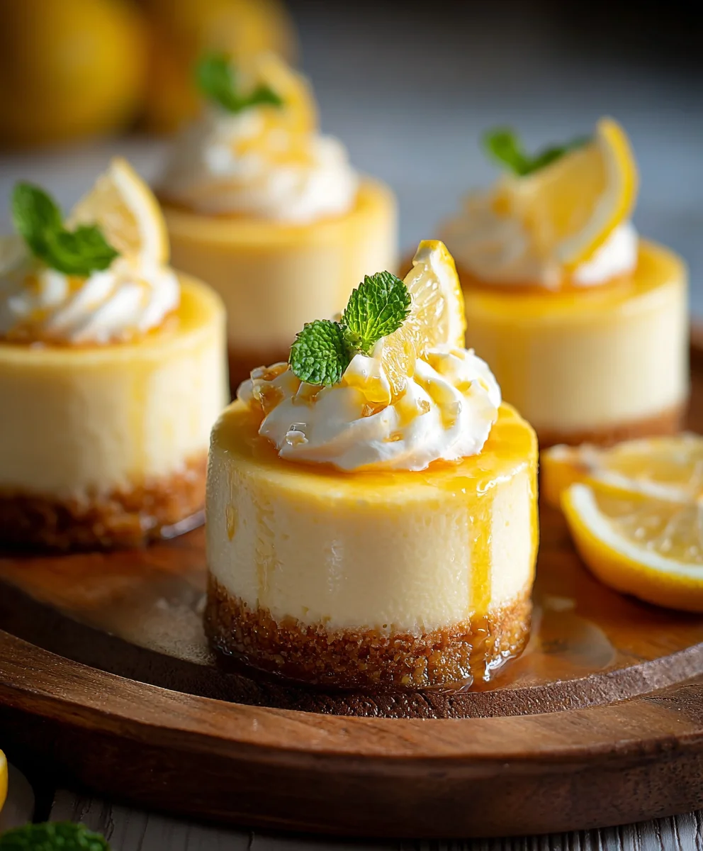 Recette facile: Mini Cheesecakes Citron, délicieusement frais!
