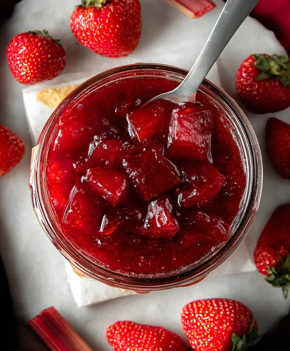 Confiture Rhubarbe Fraise Maison : Recette Irrésistible
