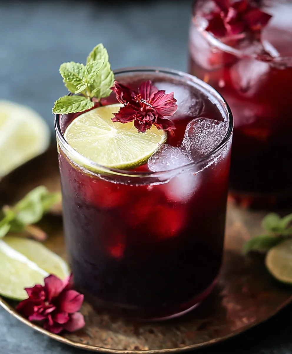 Agua Fresca Hibiscus Épicée : Boisson Rafraîchissante Maison