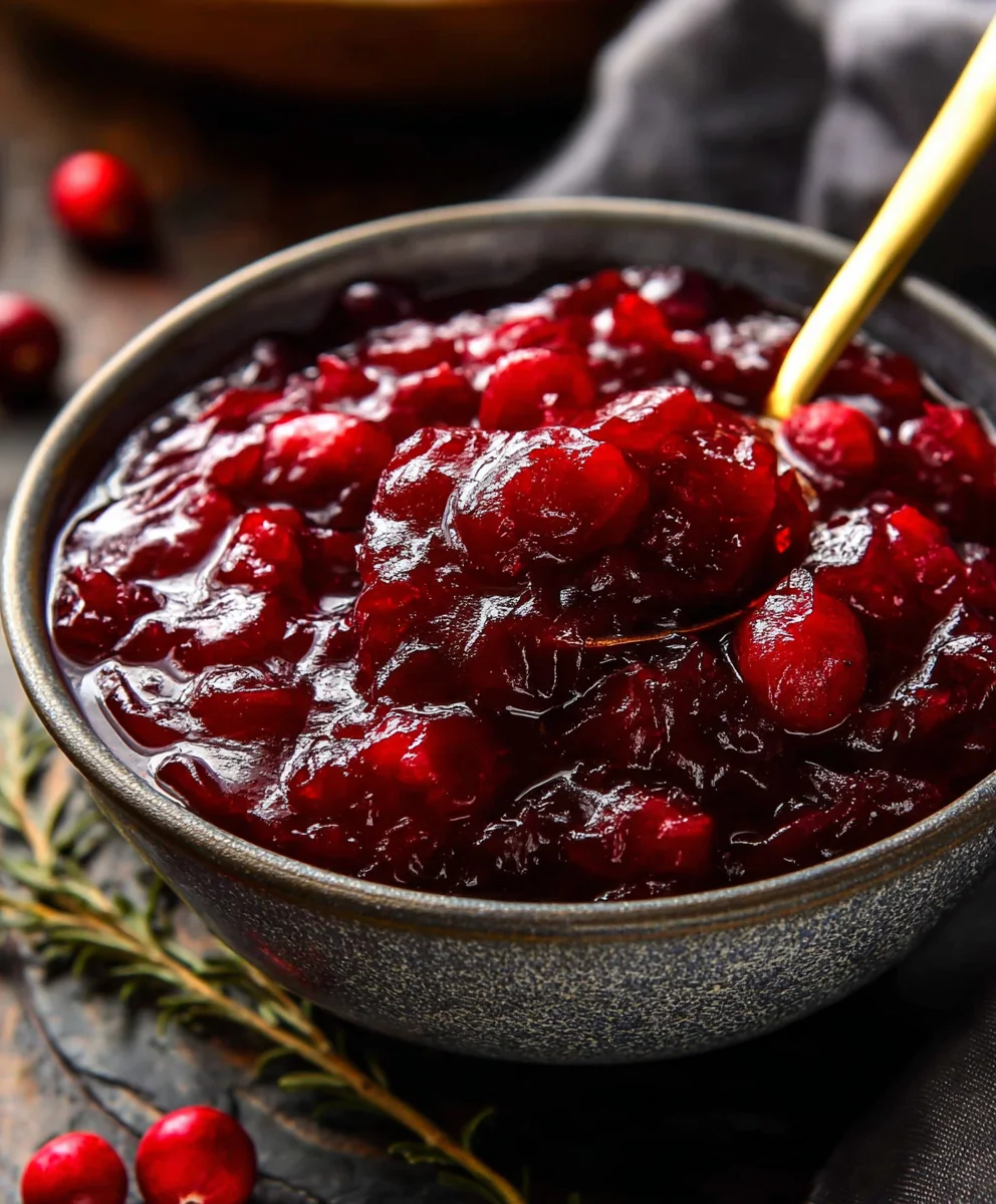 Recette Ultime : Sauce aux Canneberges Maison pour les Fêtes