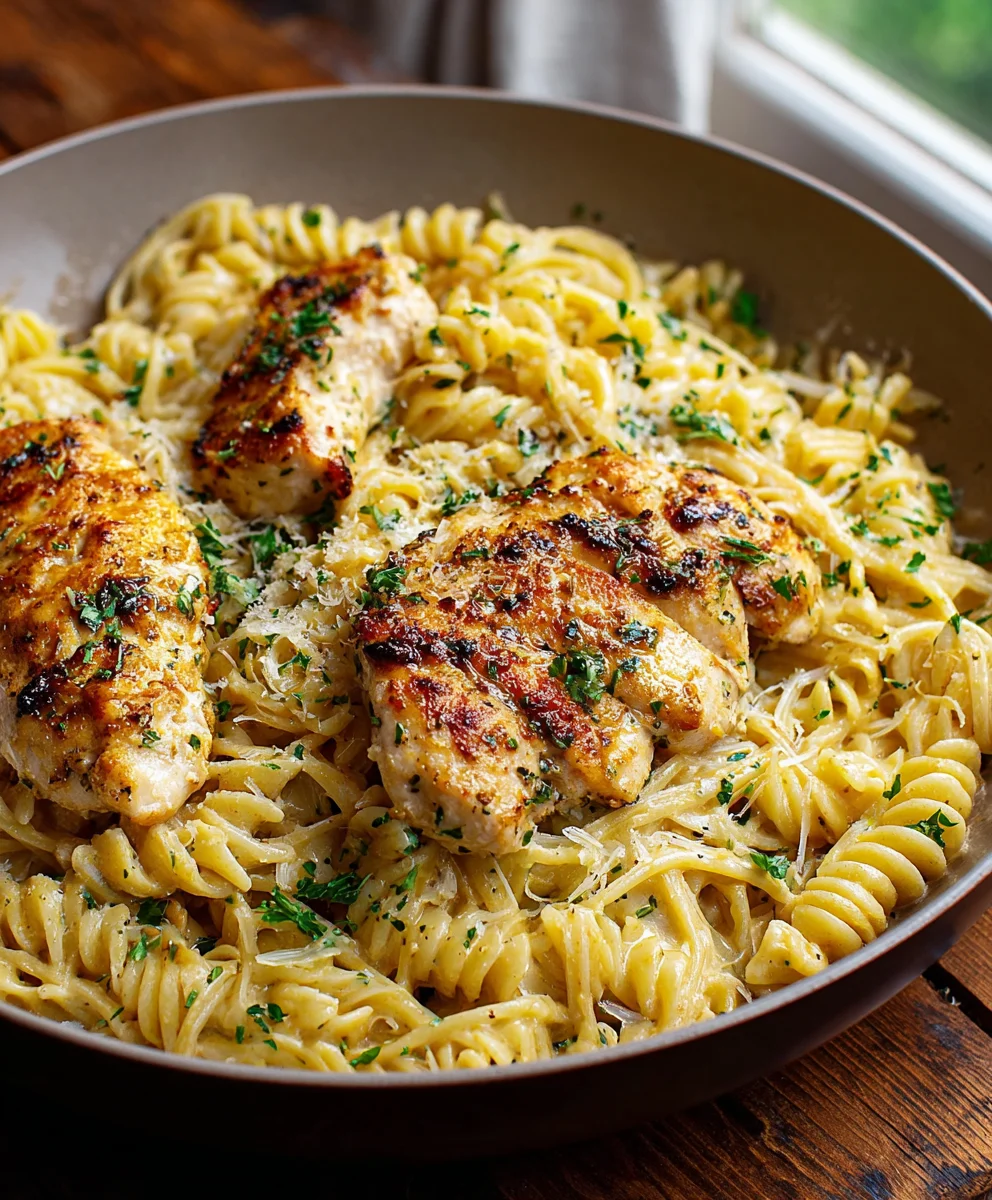 Pâtes Poulet Ail Parmesan : Recette Rapide & Incontournable