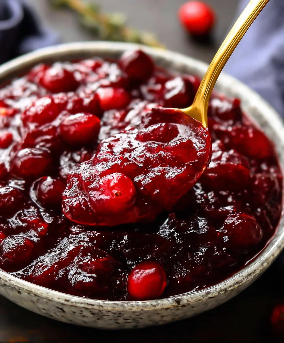 Recette Ultime : Sauce aux Canneberges Maison pour les Fêtes