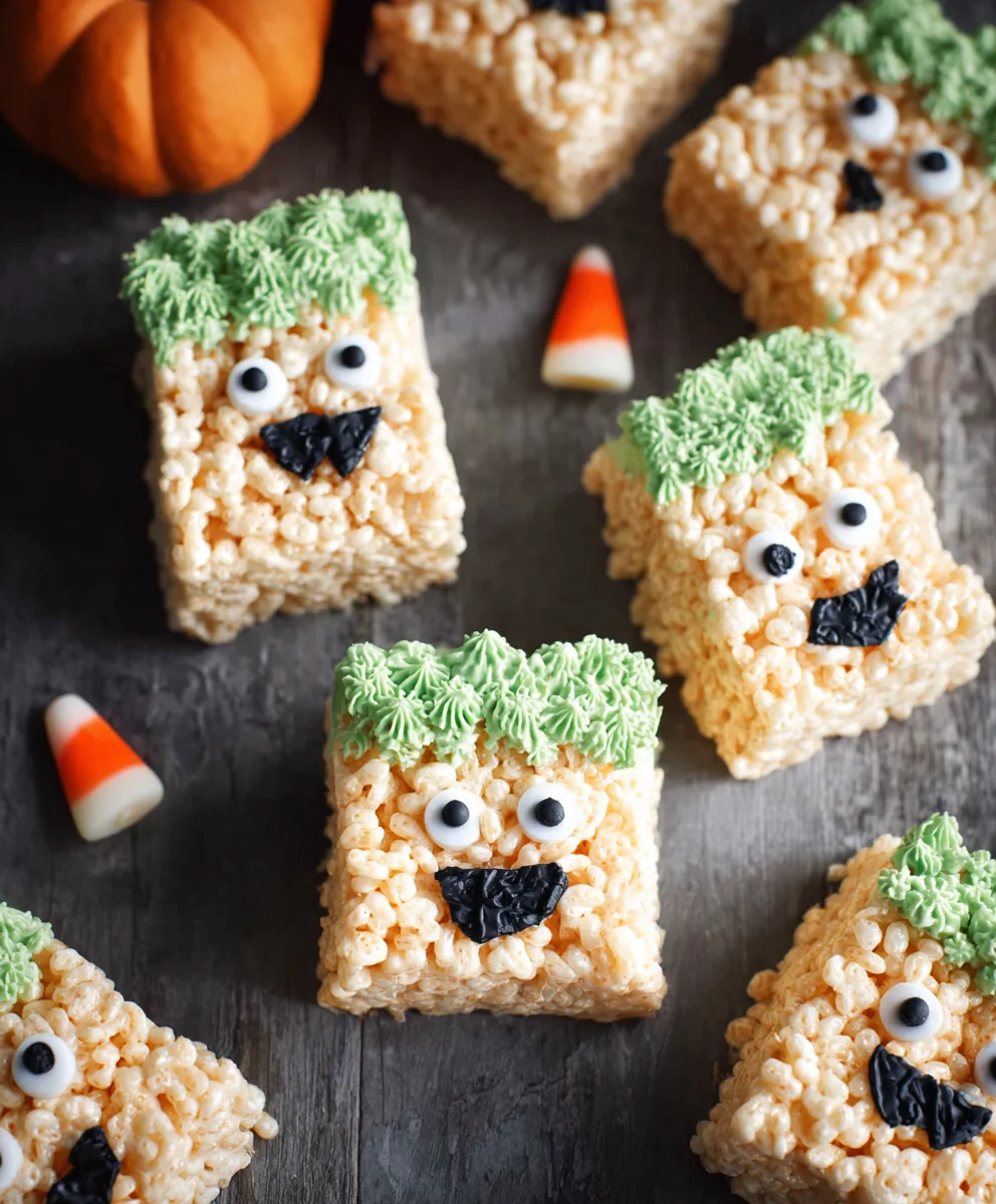 Friandises Rice Krispies d'Halloween Effrayantes