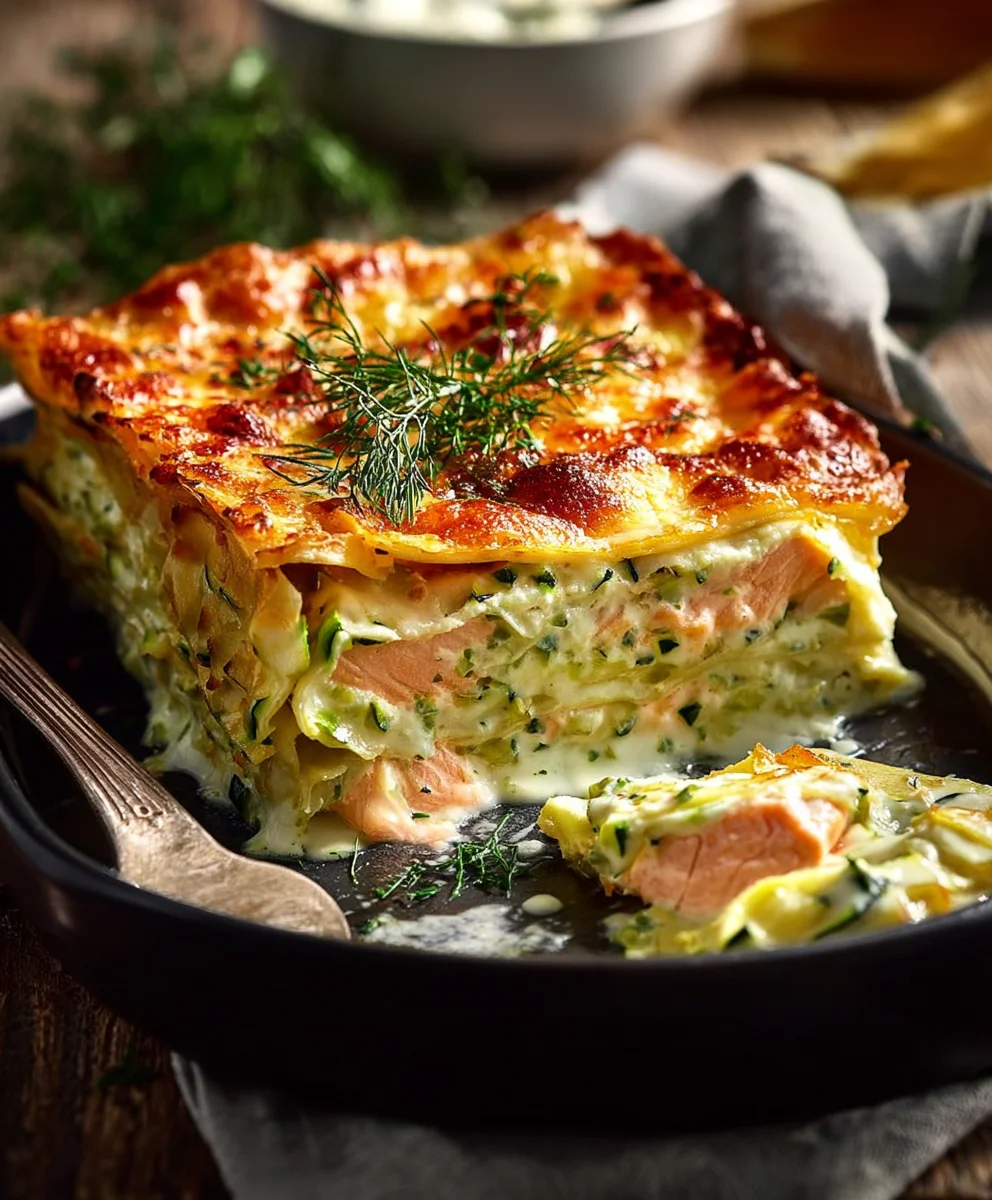 Lasagnes Saumon Courgettes : Gourmandise légère et savoureuse
