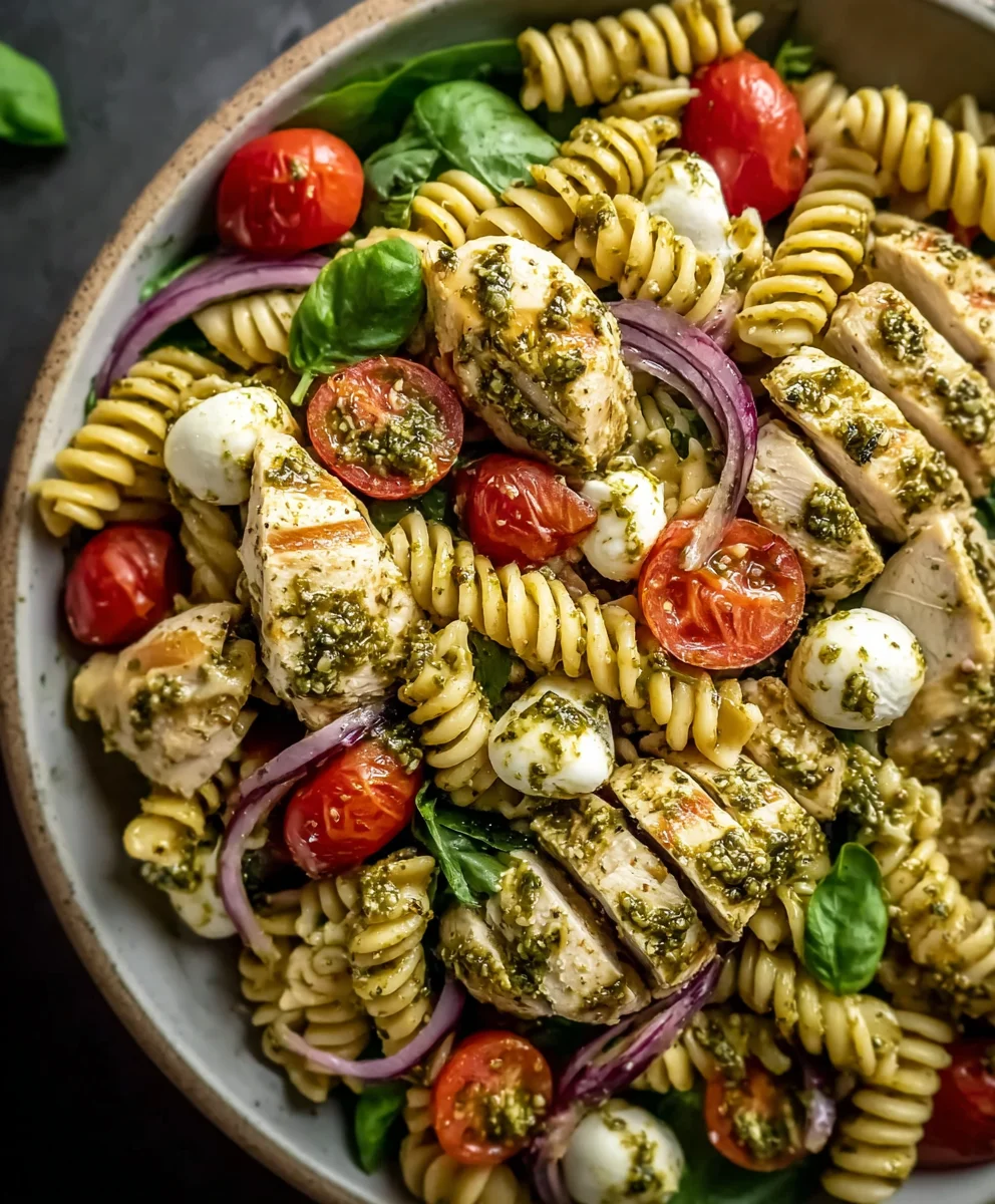Salade Pâtes Poulet Pesto: Recette Fraîche & Rapide