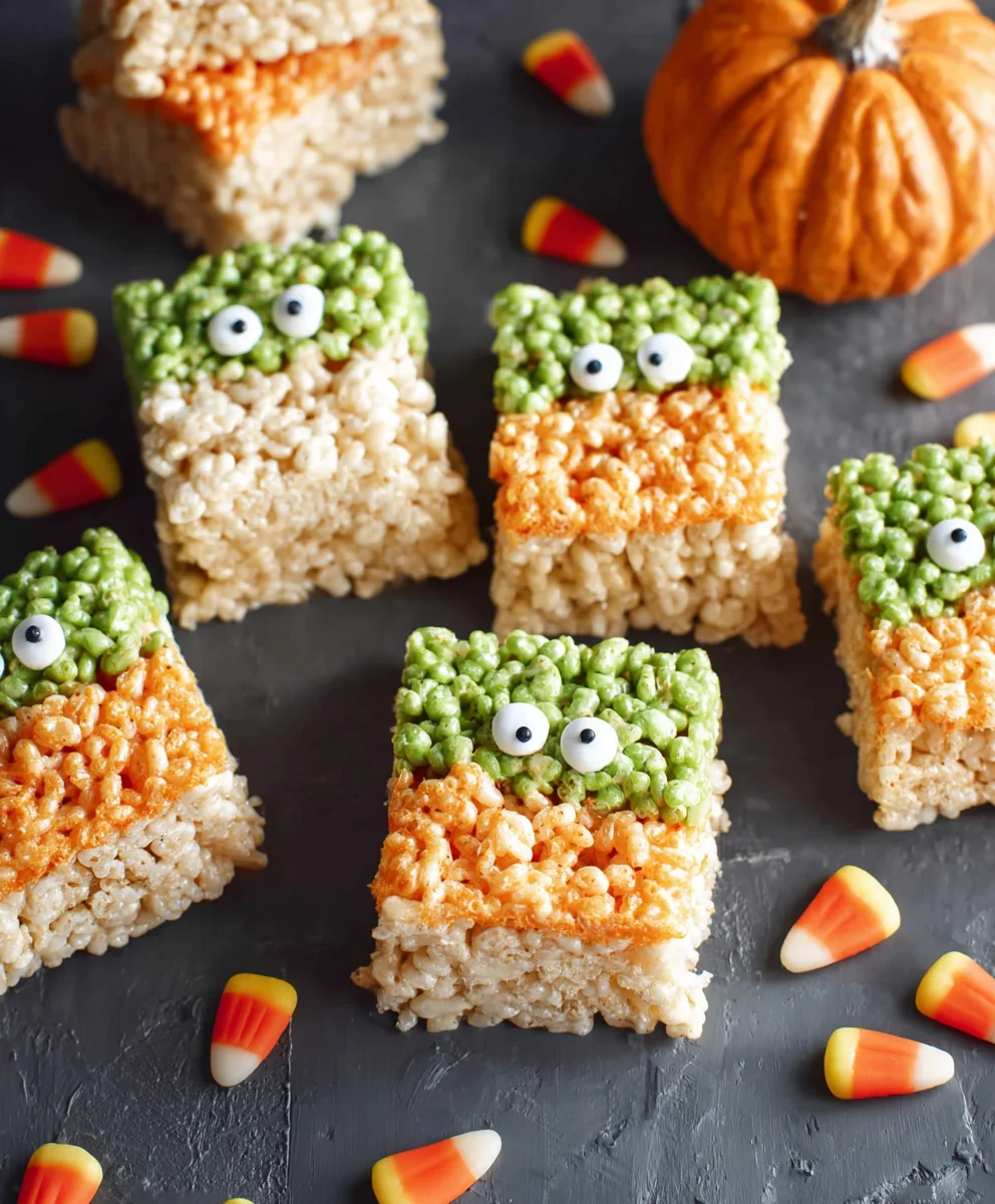 Recette de Friandises Rice Krispies d'Halloween Effrayantes