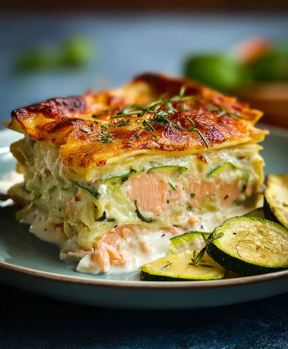 Lasagnes Saumon Courgettes : Gourmandise légère et savoureuse