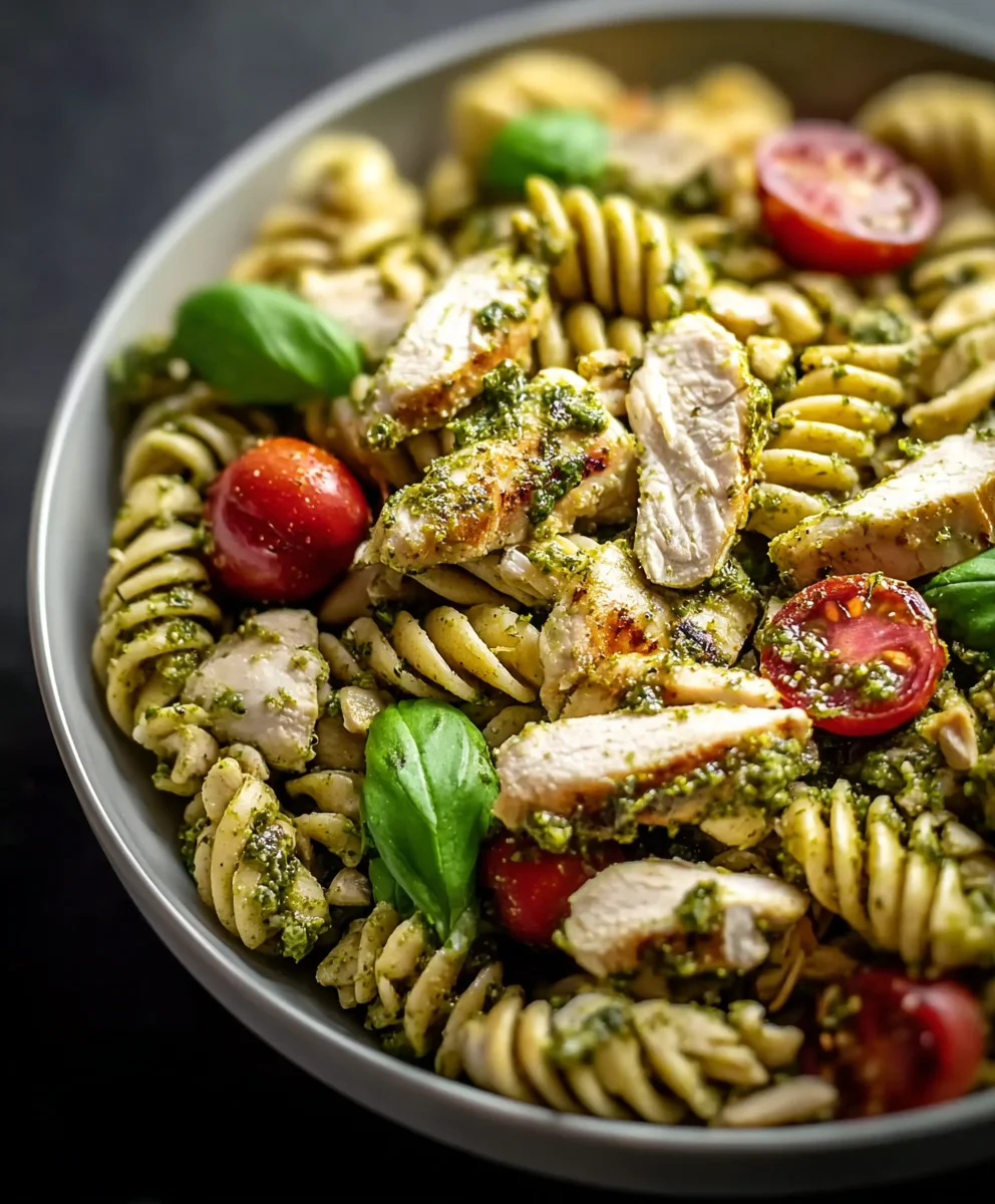Salade Pâtes Poulet Pesto: Rapide & Délicieuse à Préparer