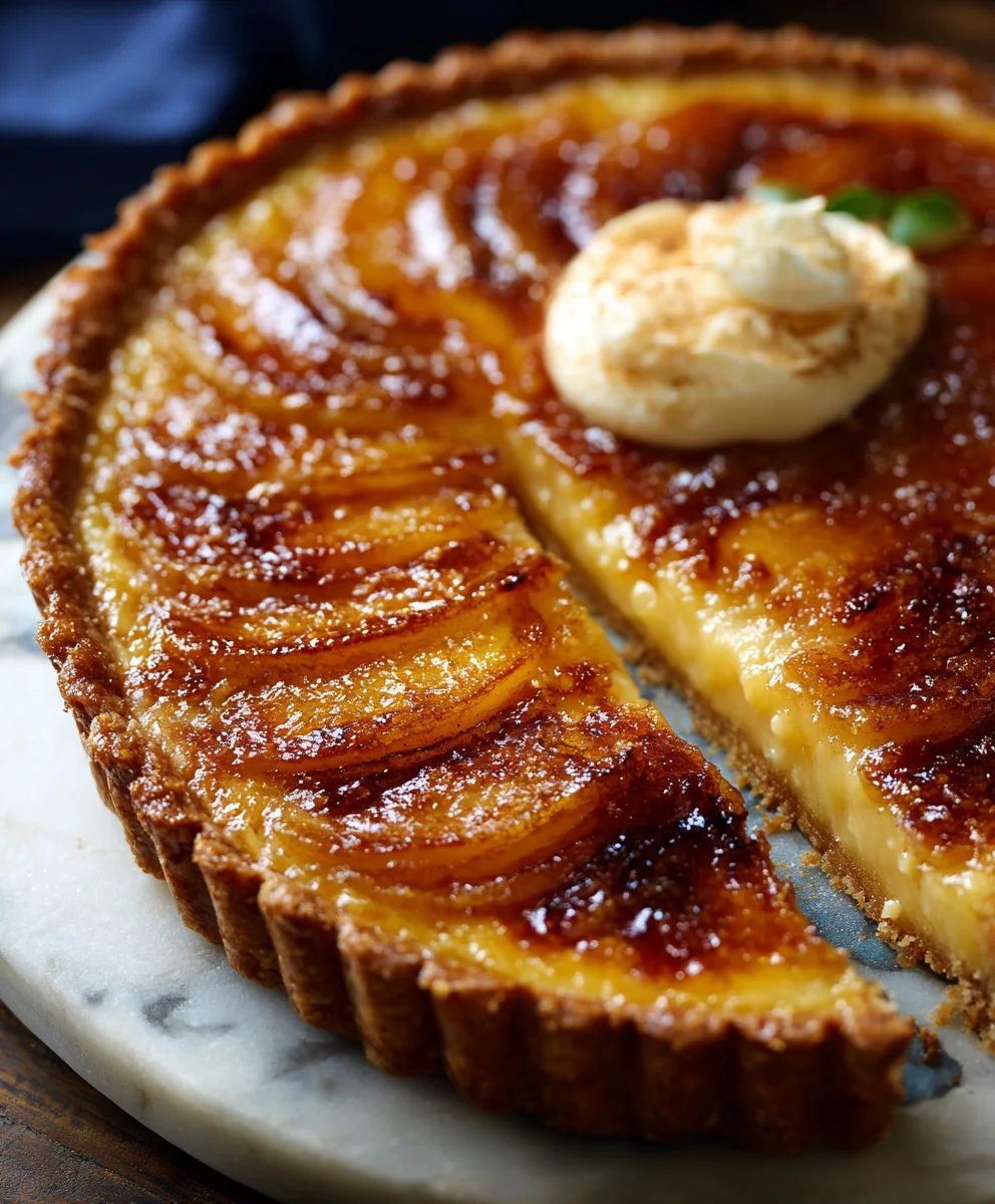 Tarte Aux Pommes Crème Brûlée